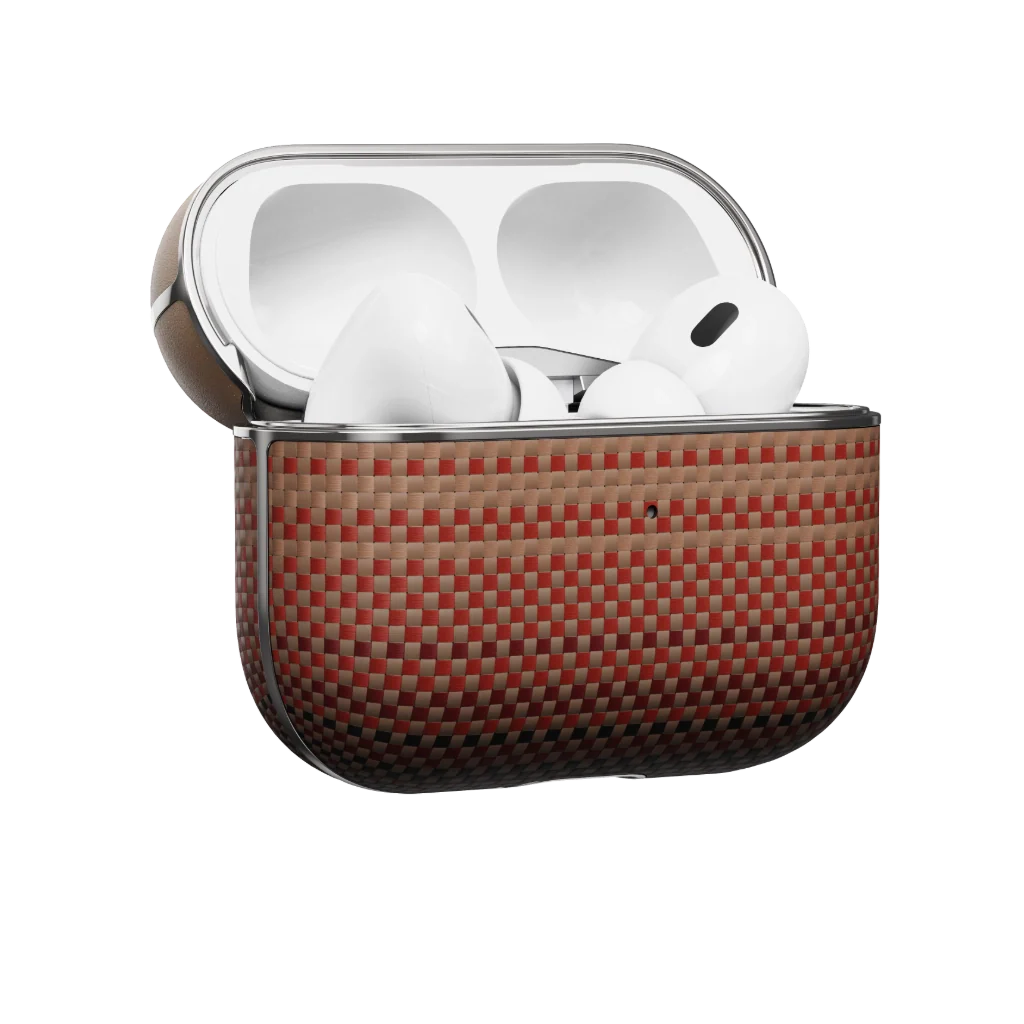 Aramid Fiber Case for AirPods Pro 2 - Sunset PITAKA