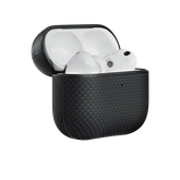 Aramid Fiber Case for AirPods Pro 3 - 1500D Black/Grey (Plain)