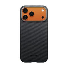 iPhone 17 Series Edge Case 600D Black/Grey (Twill) (PitaTap™)