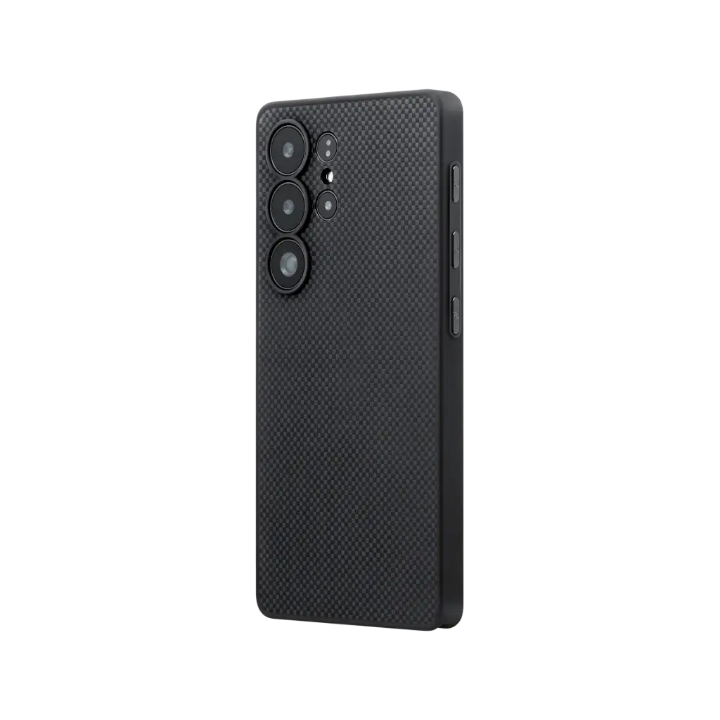 PinButton Case for Samsung Galaxy S25 Ultra - Black / Grey PITAKA