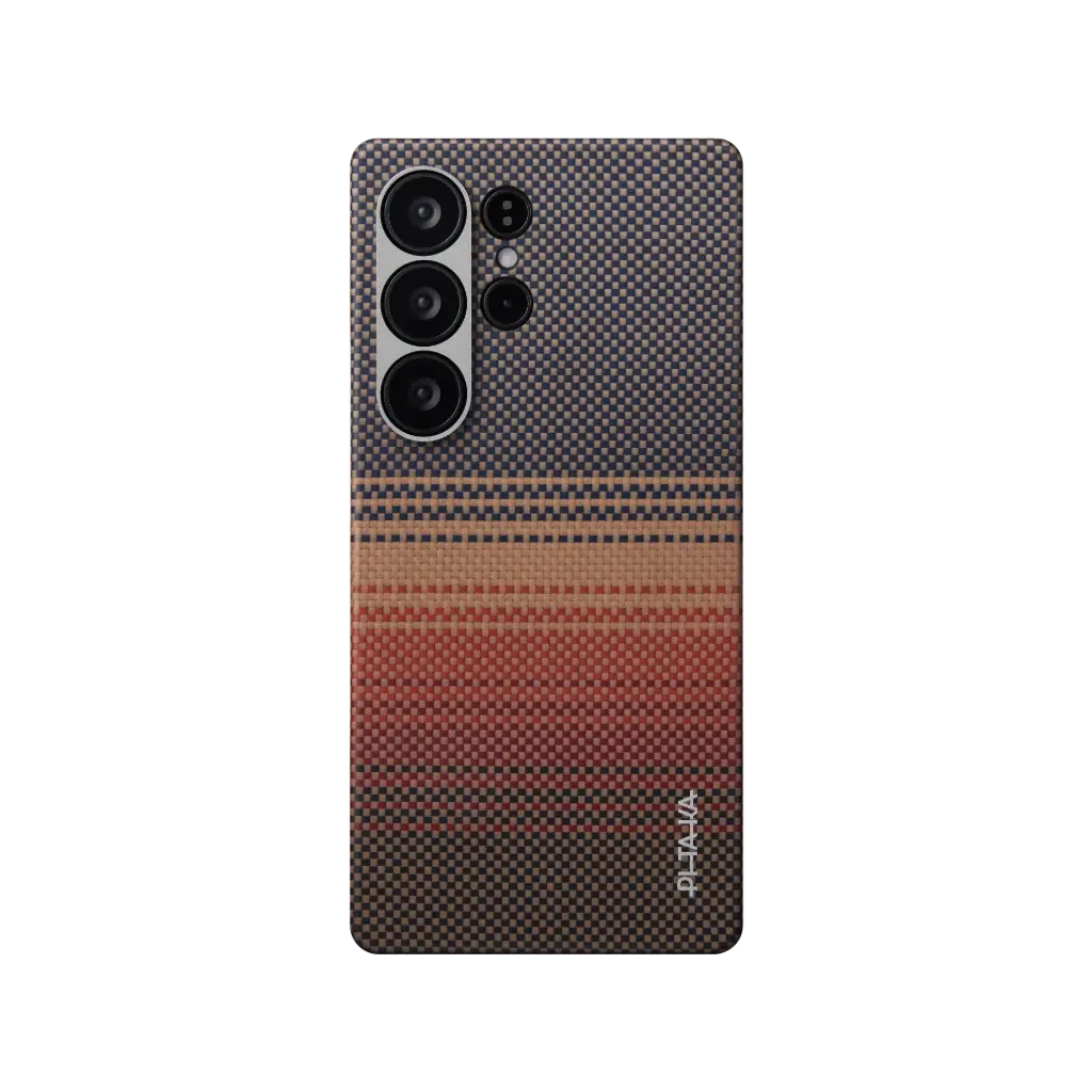 Tactile Woven Case for Samsung Galaxy S25 Ultra & S25 - Sunset Pitakaindia