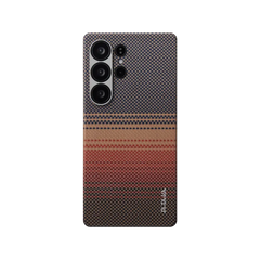Tactile Woven Case for Samsung Galaxy S25 Ultra & S25 - Sunset Pitakaindia