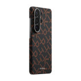 Samsung Galaxy S26 Ultra Edge Case PITAKA Leaping - Orange Black (Aaron Button)