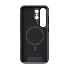 Samsung Galaxy S26 Ultra Cairn Case 600D Black/Grey (Twill) (Aaron Button) Pitakaindia