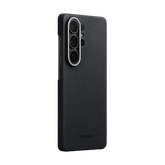 Samsung Galaxy S26 Ultra Edge Case 600D Black/Grey (Twill) (Aaron Button) Pitakaindia