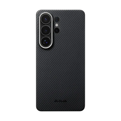 Samsung Galaxy S26 Ultra Edge Case 600D Black/Grey (Twill) (Aaron Button) Pitakaindia