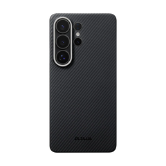 Samsung Galaxy S26 Ultra Edge Case 600D Black/Grey (Twill) (Aaron Button)