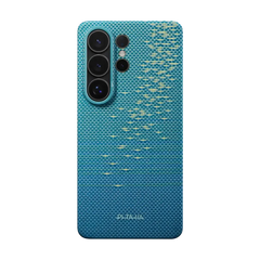 Samsung Galaxy S26 Ultra Edge Case Lucid Blue (Aaron Button) Pitakaindia