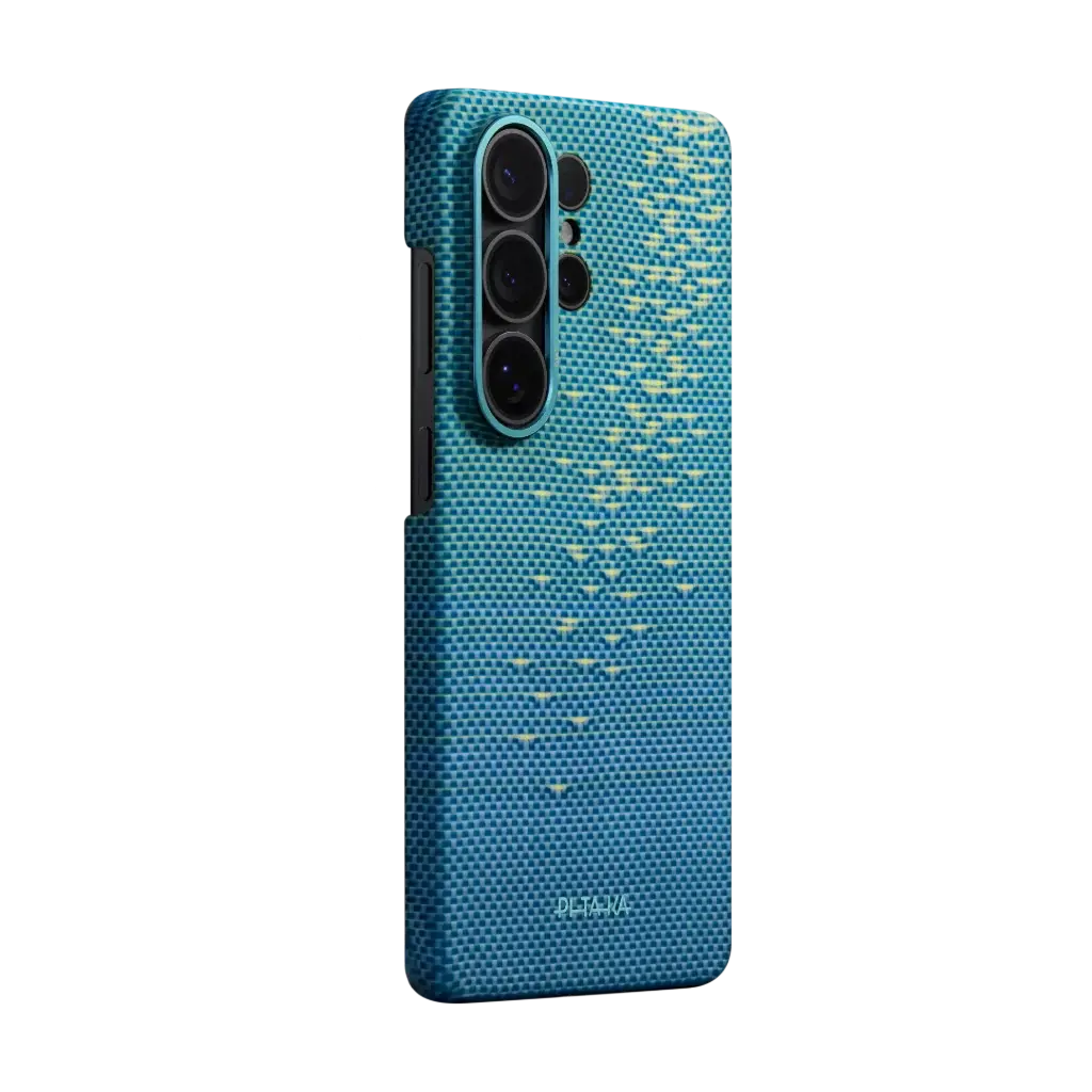 Samsung Galaxy S26 Ultra Edge Case Lucid Blue (Aaron Button) Pitakaindia