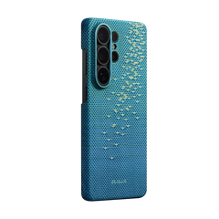 Samsung Galaxy S26 Ultra Edge Case Lucid Blue (Aaron Button) Pitakaindia