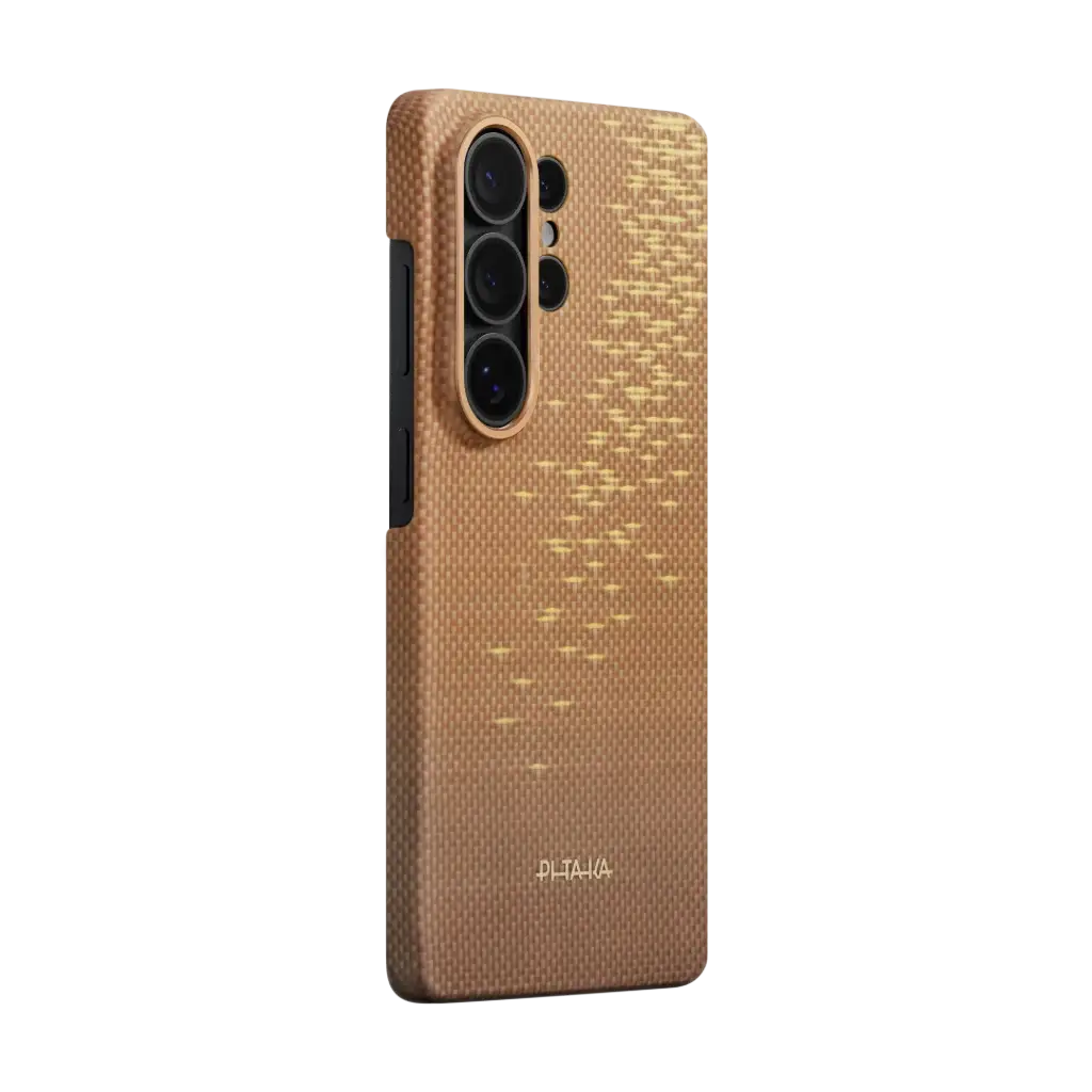 Samsung Galaxy S26 Ultra Edge Case Golden Glint (Aaron Button) Pitakaindia