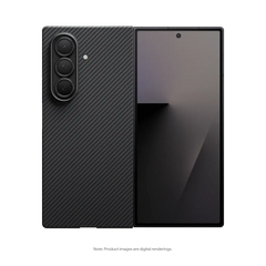 Ultra-Slim Case for Samsung Galaxy Z Fold 7 - Black Grey PITAKA