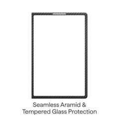 Edge Case for Samsung Galaxy Z Fold8 - 600D Black/Grey (Twill) (Aaron Button)