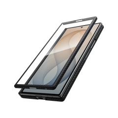 Edge Case for Samsung Galaxy Z Fold8 Ultra - 600D Black/Grey (Twill) (Aaron Button)