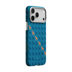 Happiness Rides In- Edge Case for iPhone 17 Series - Indigo Pitakaindia