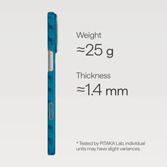 Happiness Rides In- Edge Case for iPhone 17 Series - Indigo Pitakaindia