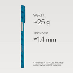 Happiness Rides In- Edge Case for iPhone 17 Series - Indigo Pitakaindia