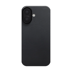 iPhone 17 Ultra-Slim Case 600D Black/Grey (Twill) (PitaTap™)