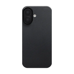 iPhone 17 Edge Case 600D Black/Grey (Twill) (PitaTap™) Pitakaindia