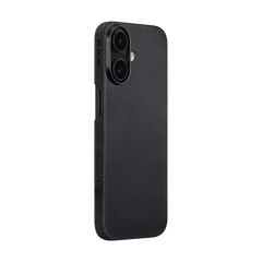 iPhone 17 Edge Case 600D Black/Grey (Twill) (PitaTap™) Pitakaindia