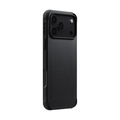 iPhone 17 Series Aramid ProGuard Case 600D Black/Grey (Twill)