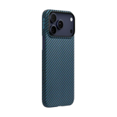 iPhone 17 Series Edge Case 1500D Black/Blue (Twill) (PitaTap™) Pitakaindia