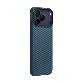 iPhone 17 Series Edge Case 1500D Black/Blue (Twill) (PitaTap™) Pitakaindia