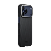 iPhone 17 Series Edge Case 600D Black/Grey (Twill) (PitaTap™)