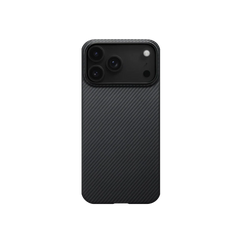 iPhone 17 Series Ultra Slim Case 600D Black/Grey (Twill) (PitaTap™)