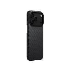 iPhone 17 Series Ultra Slim Case 600D Black/Grey (Twill) (PitaTap™)