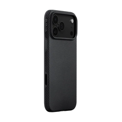 iPhone 17 Series Aramid UltraGuard Case 600D Black/Grey (Twill)