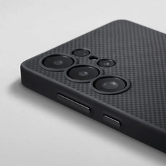 PinButton Case for Samsung Galaxy S25 Ultra - Black / Grey PITAKA