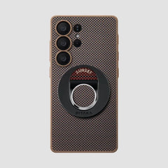 PinButton Case for Samsung Galaxy S25 Ultra - Black / Gold PITAKA