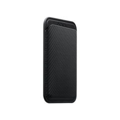 Magnetic Woven Wallet - Black/Grey (Twill)