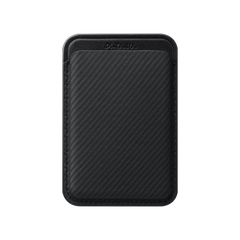 Magnetic Woven Wallet - Black/Grey (Twill)