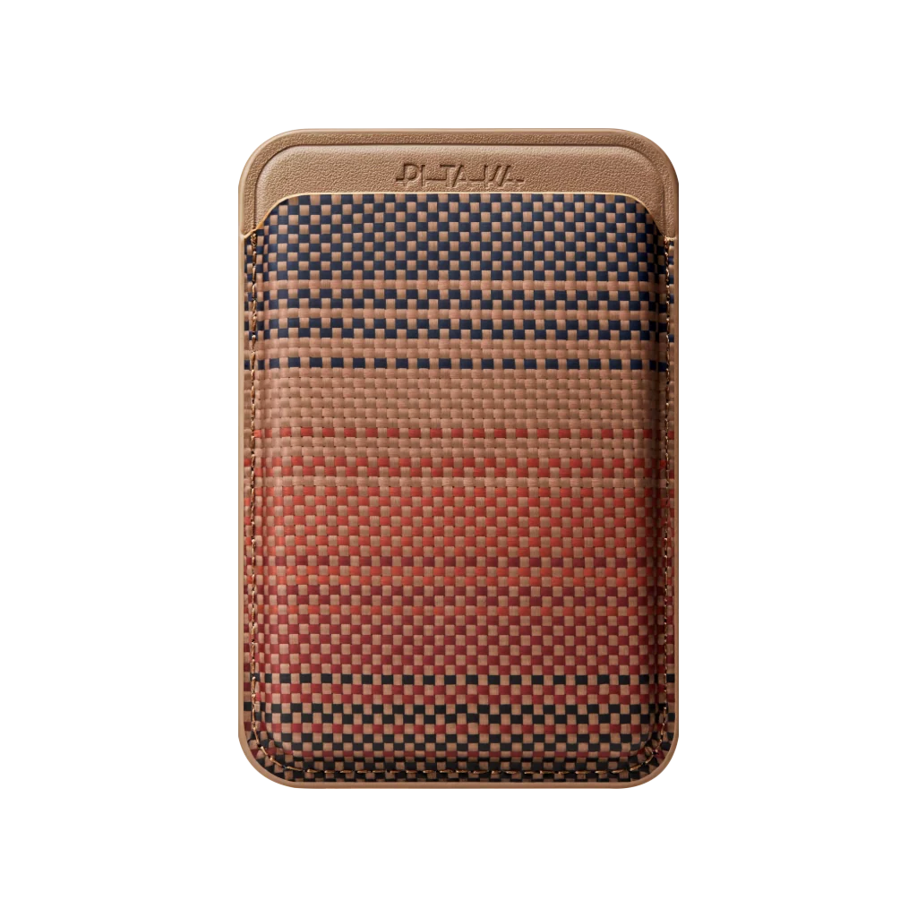 Magnetic Woven Wallet - Sunset Pitakaindia
