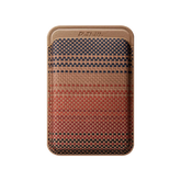 Magnetic Woven Wallet - Sunset