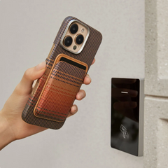 Magnetic Woven Wallet - Sunset Pitakaindia