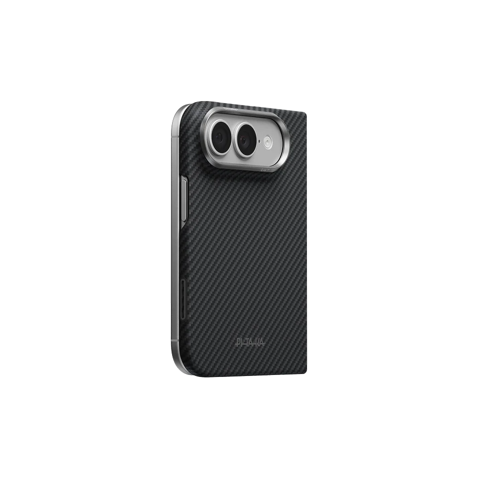 Edge Case for iPhone Duo - 600D Black/Grey (Twill) (PitaTap™)