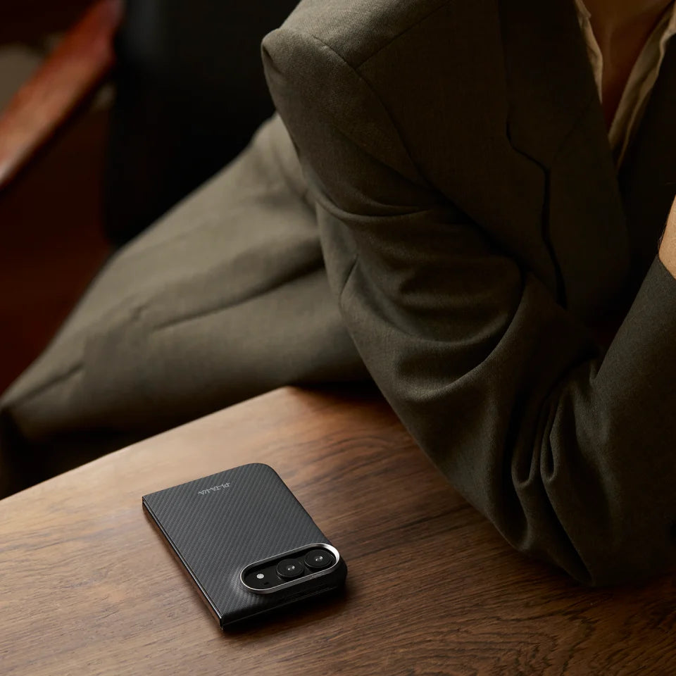 Edge Case for iPhone Duo - 600D Black/Grey (Twill) (PitaTap™)