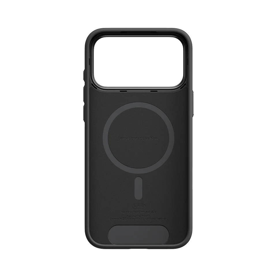 Summa Case for iPhone 18 Series - 600D Black/Grey (Twill)