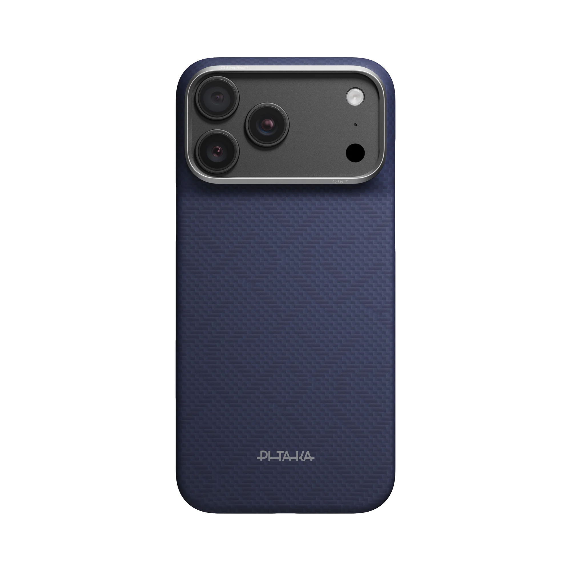 Edge Case for iPhone 18 Series - PTK Weaving - Sapphire Blue (PitaTap™)