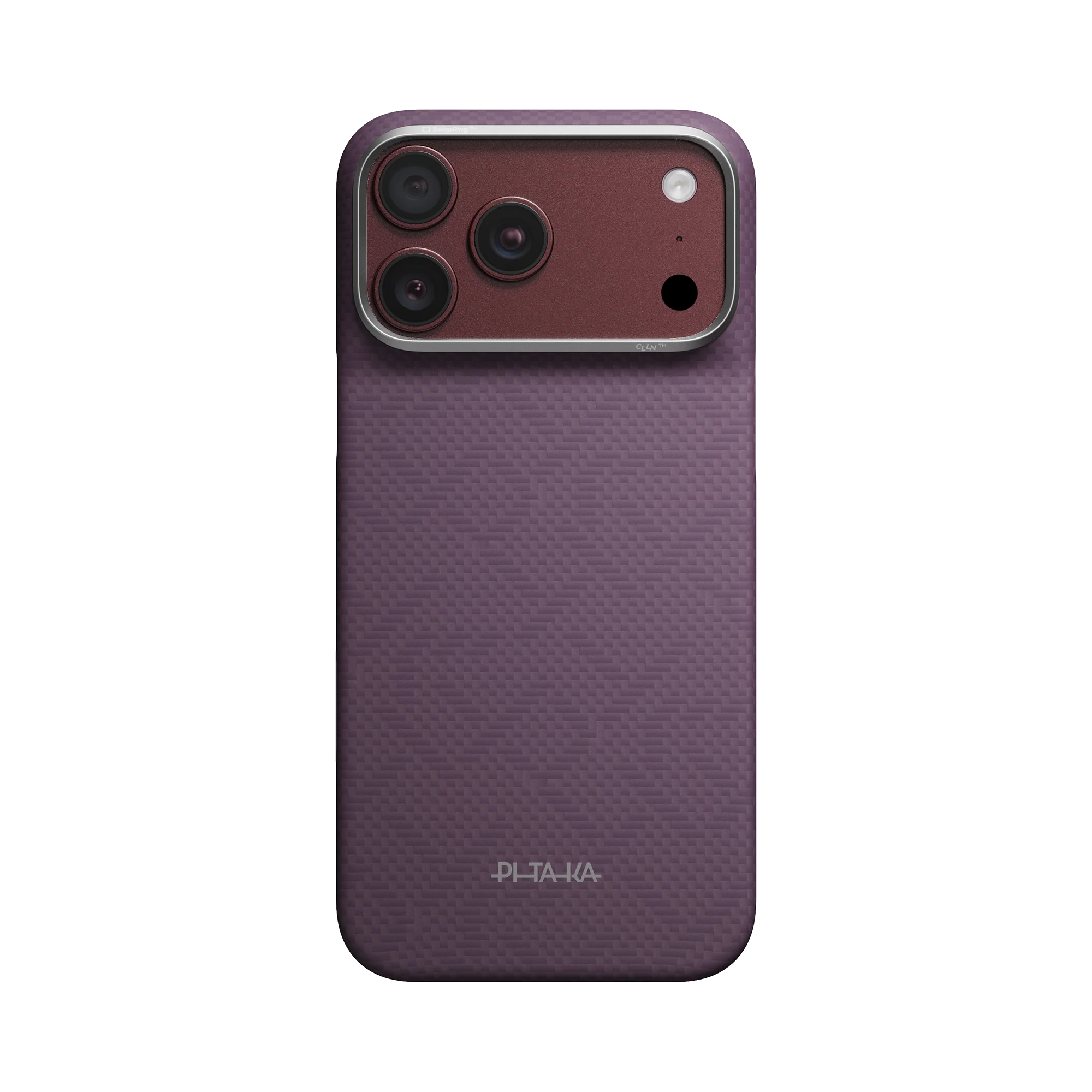Edge Case for iPhone 18 Series - PTK Weaving - Charoite Purple (PitaTap™)