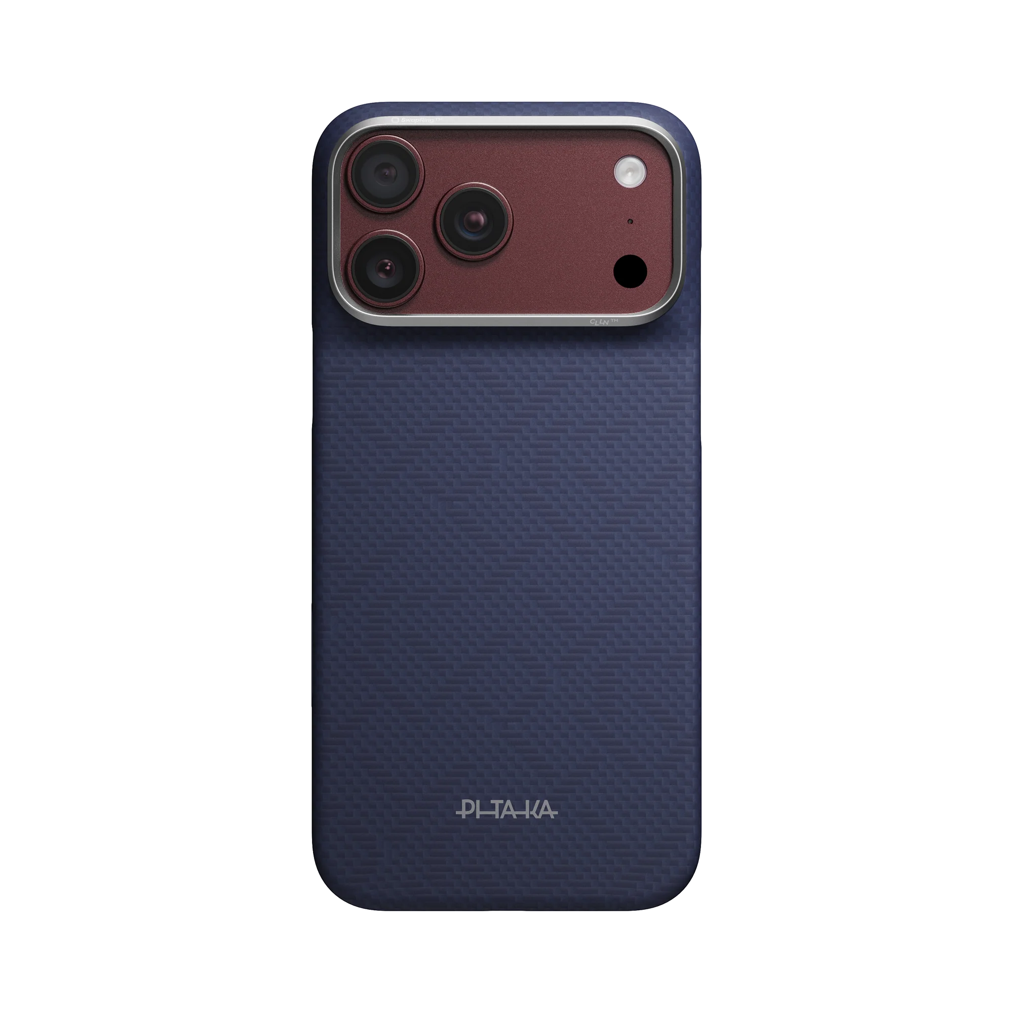Edge Case for iPhone 18 Series - PTK Weaving - Sapphire Blue (PitaTap™)