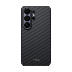 Samsung Galaxy S26 Ultra Cairn Case 600D Black/Grey (Twill) (Aaron Button) Pitakaindia