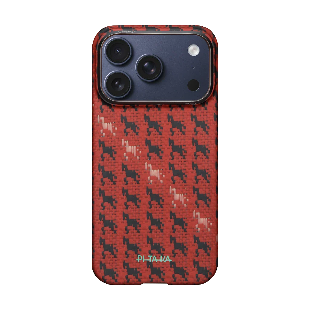 Happiness Rides In- Edge Case for iPhone 17 Series - Maroon (PitaTap™)