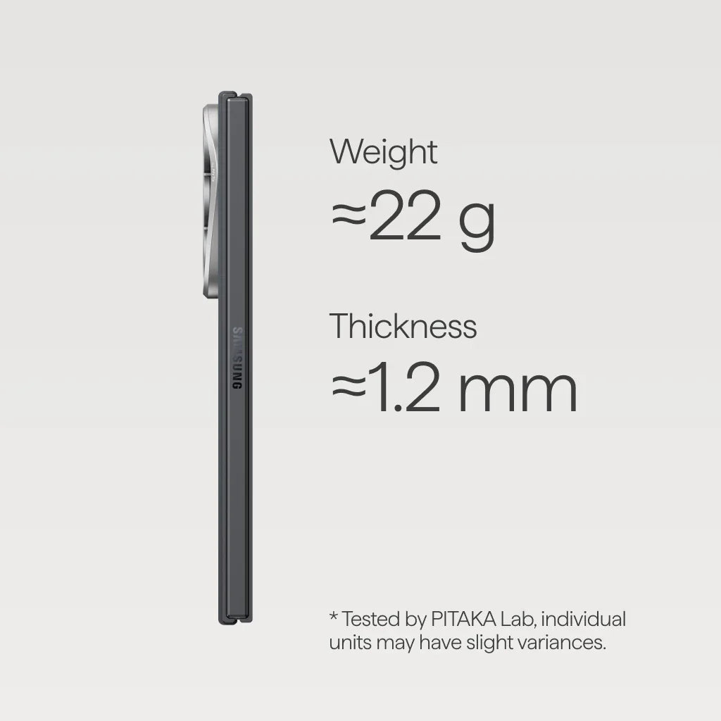 Edge Case - Samsung Galaxy Z Fold8 Ultra - 600D Black/Grey (Twill)