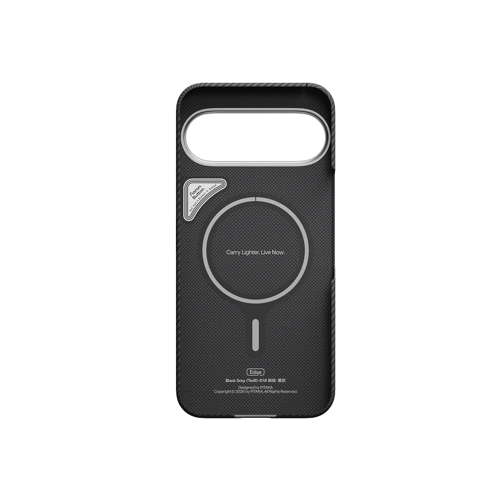 Edge Case for Google Pixel 11 Pro Series - 600D Black/Grey (Twill)