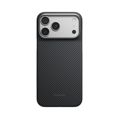Edge Case for iPhone 18 Series 600D Black/Grey (Twill) (PitaTap™)