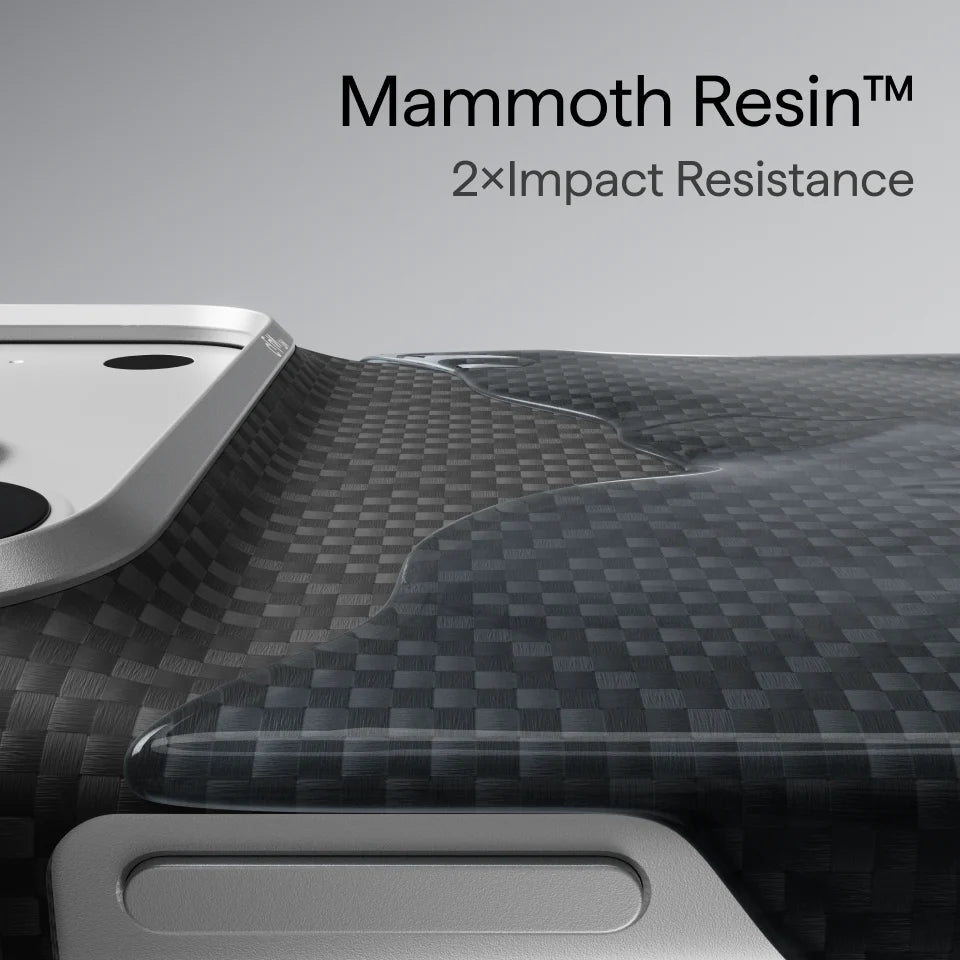 Edge Case for iPhone 18 Series 600D Black/Grey (Twill) (PitaTap™)